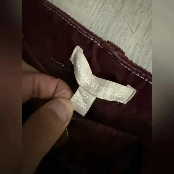 Burgundy Plum Banana Republic Corduroy Pants - Picture 2 of 9